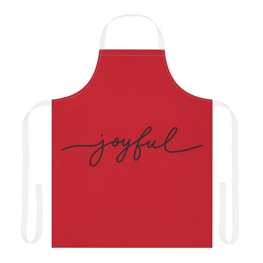 Joyful Apron – Red