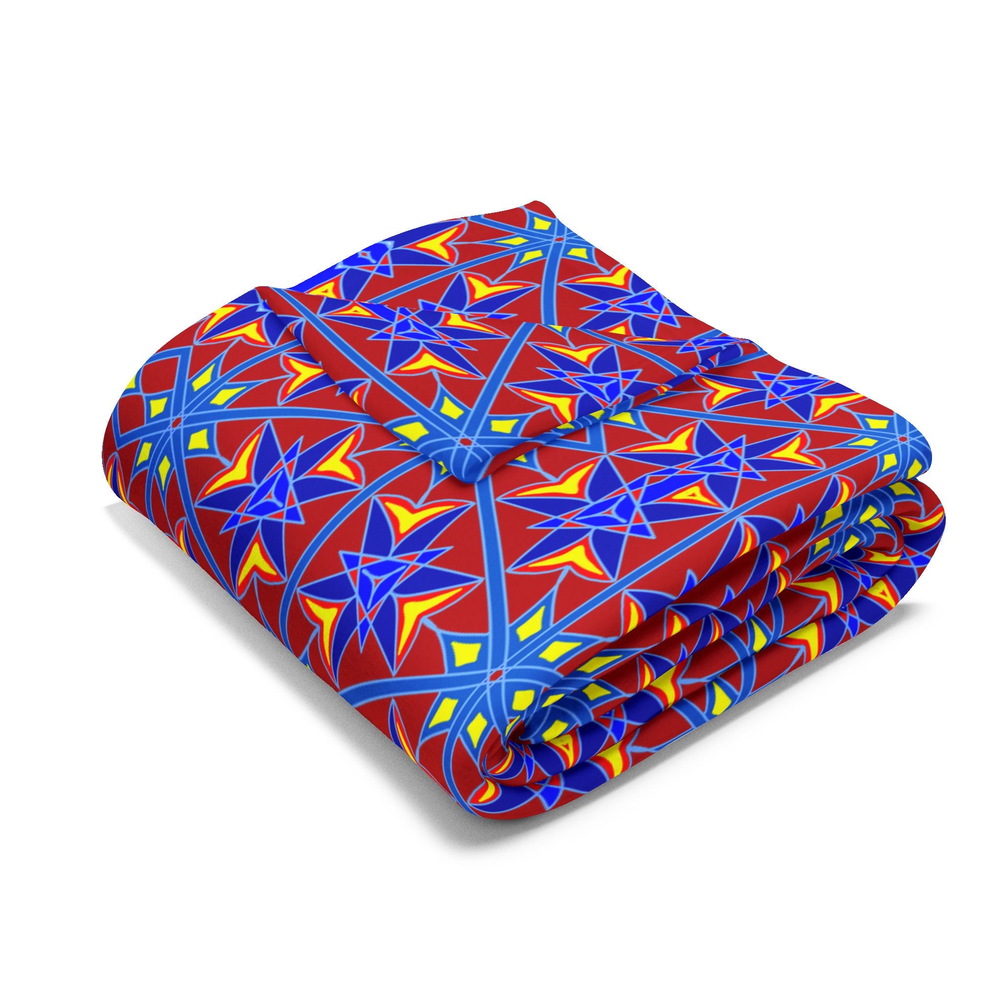 Kaleidoscope Sunrise Fleece Blanket