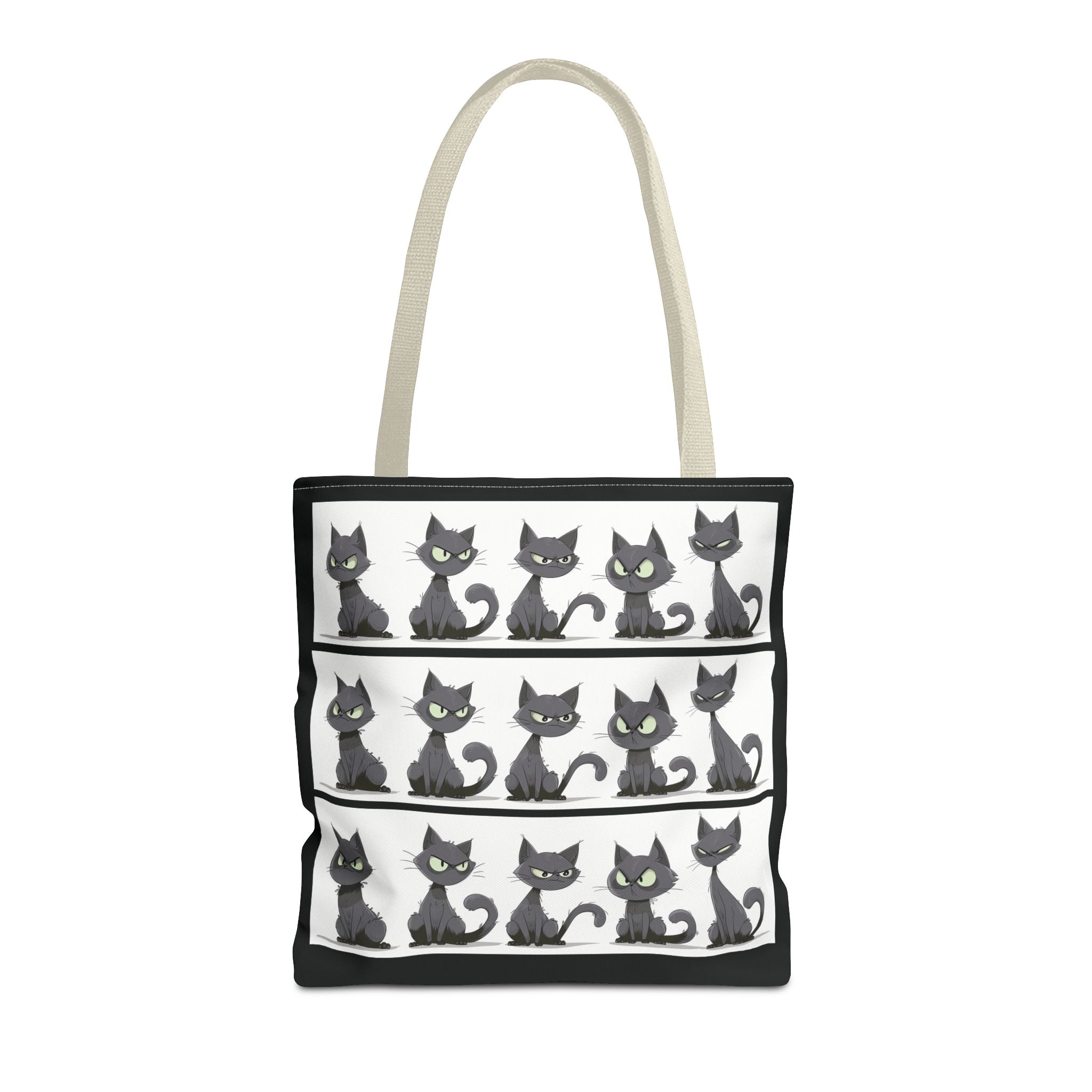Gray Cat Mosaic Tote