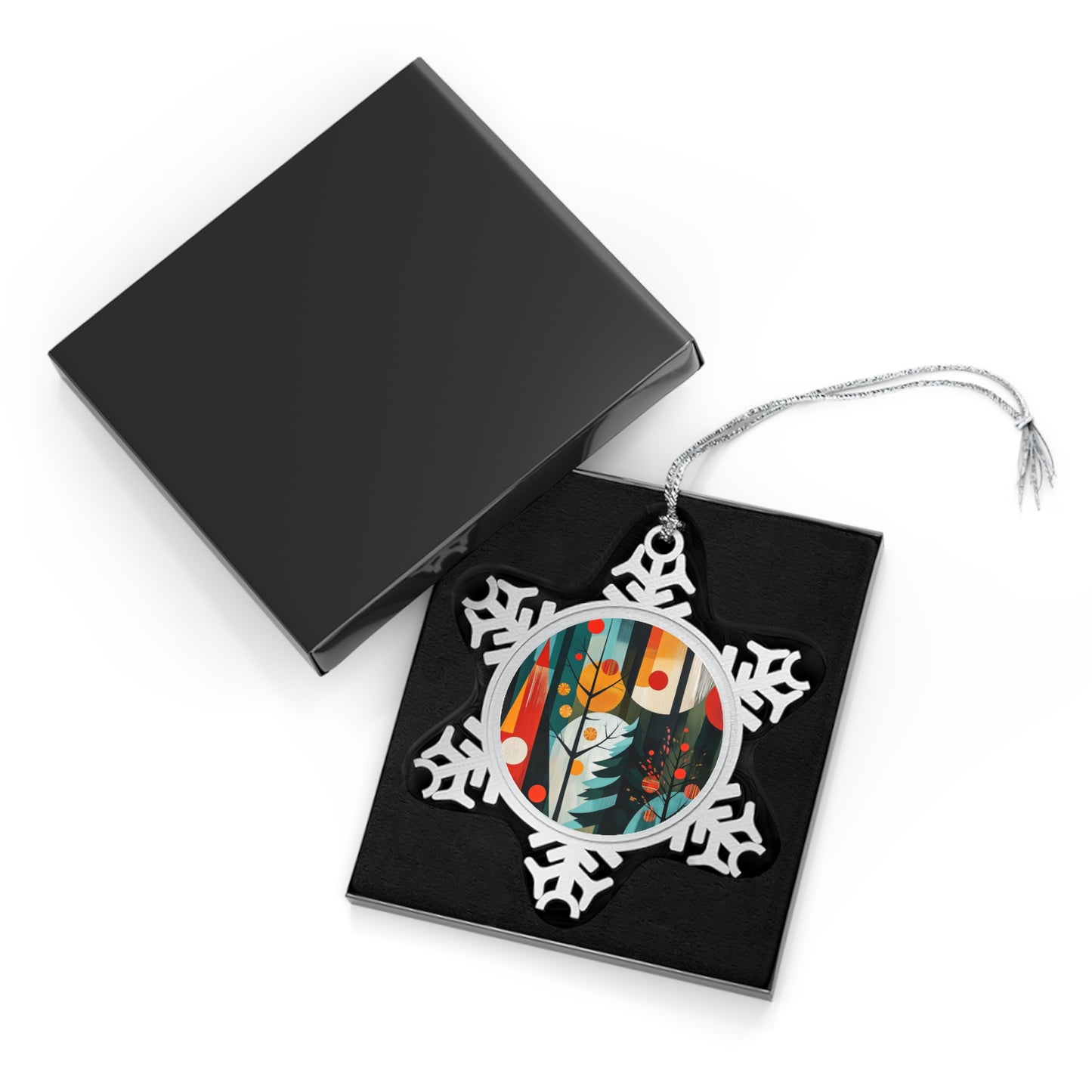 Modern Christmas - Pewter Snowflake