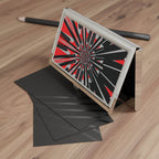 Empire in Red & Black Card Holder
