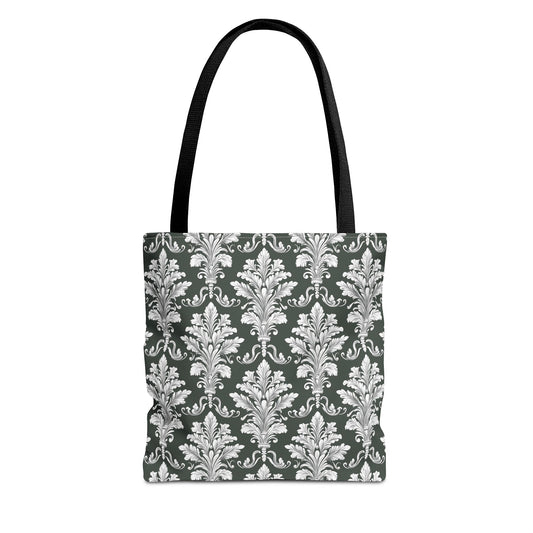 Silverleaf Damask Tote
