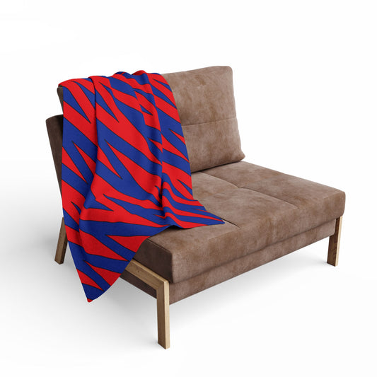 Crimson Bolt Fleece Blanket