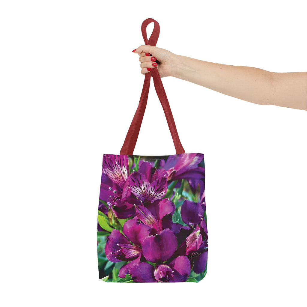 Purple Alstromeria Tote