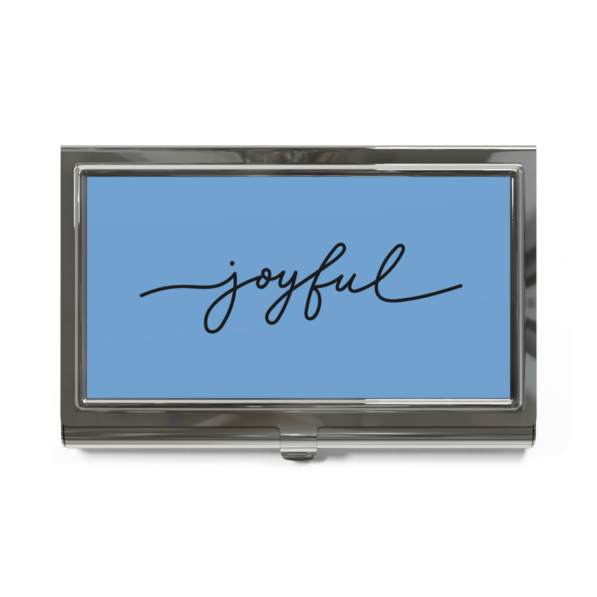 Joyful - Blue Card Holder