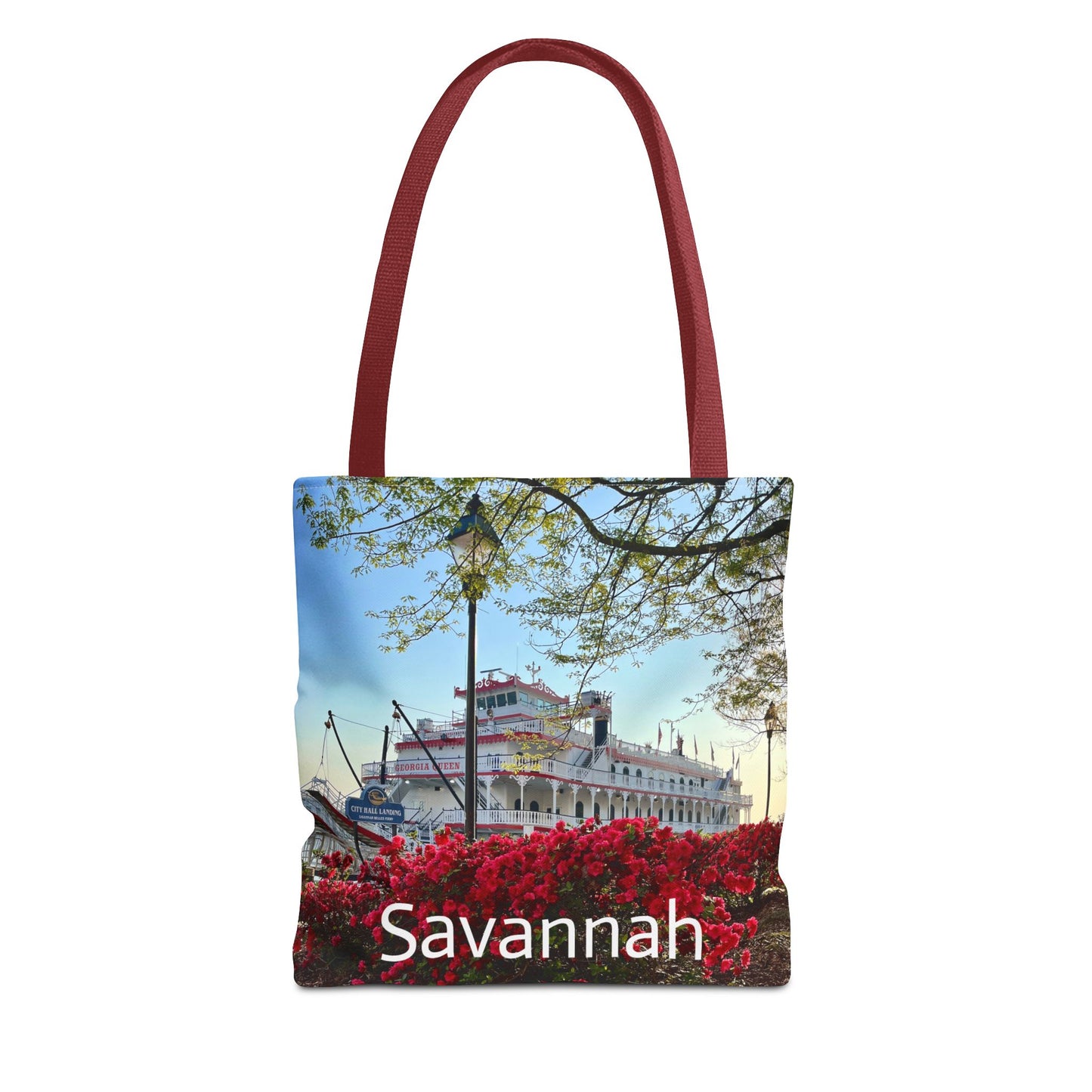 Riverboat & Blooms - Savannah Tote Bag