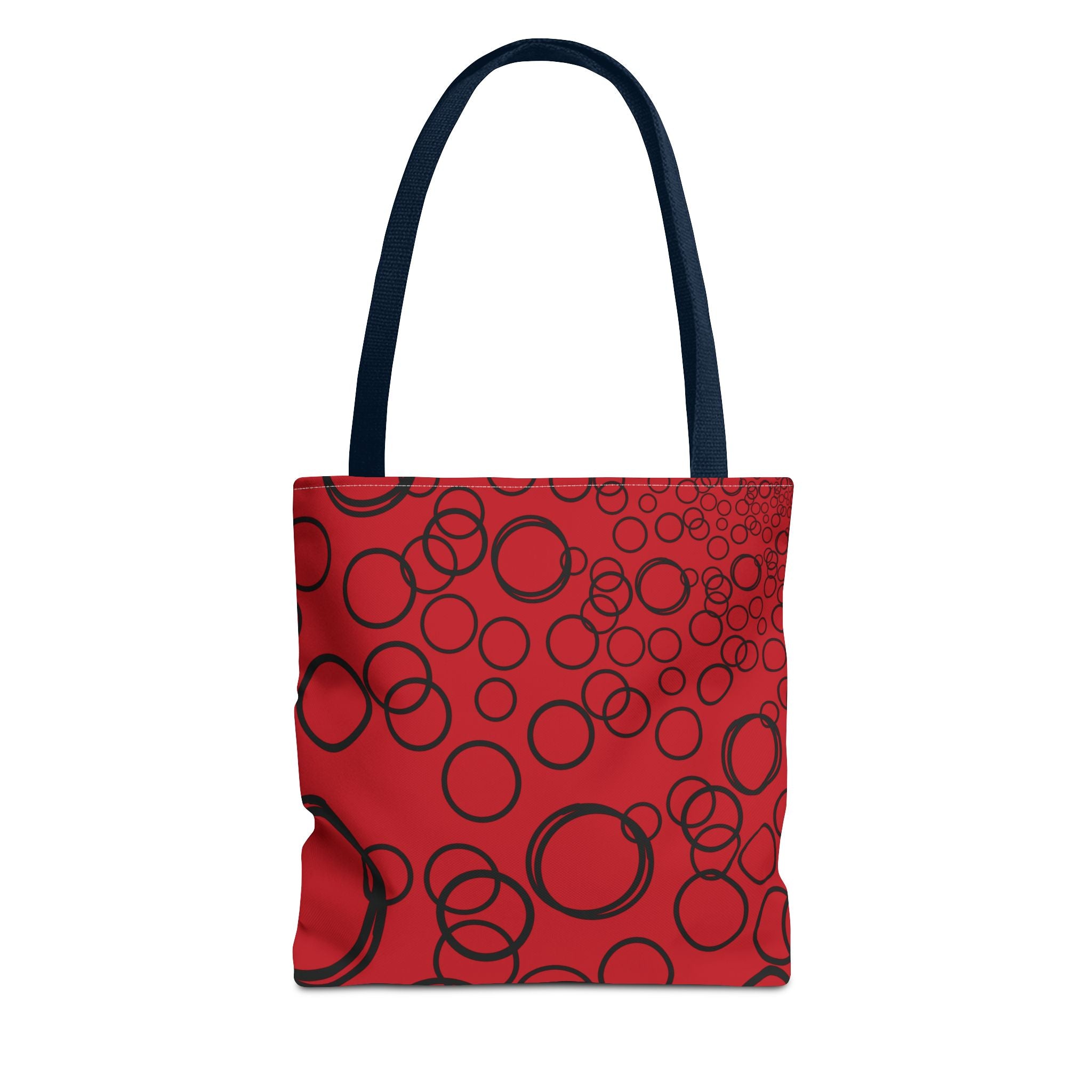 Bubbles on Red Tote