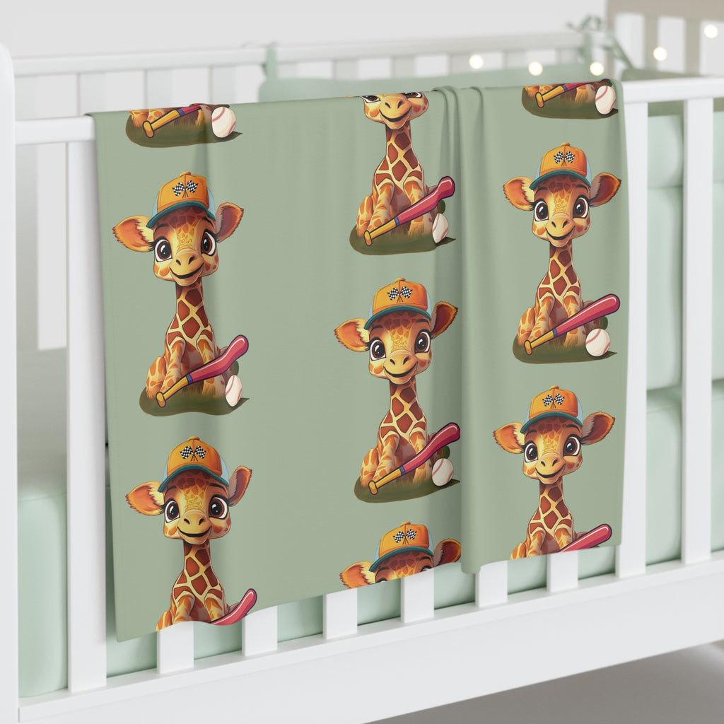 Giraffe Camp Swaddle Blanket