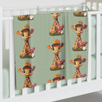 Giraffe Camp Swaddle Blanket