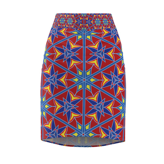 Kaleidoscope Pencil Skirt