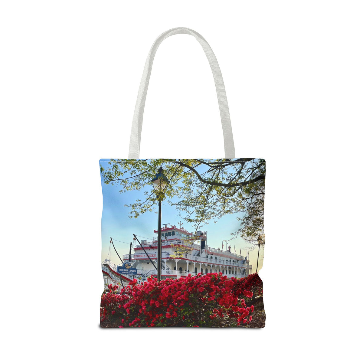 Riverboat & Blooms - Savannah Tote Bag