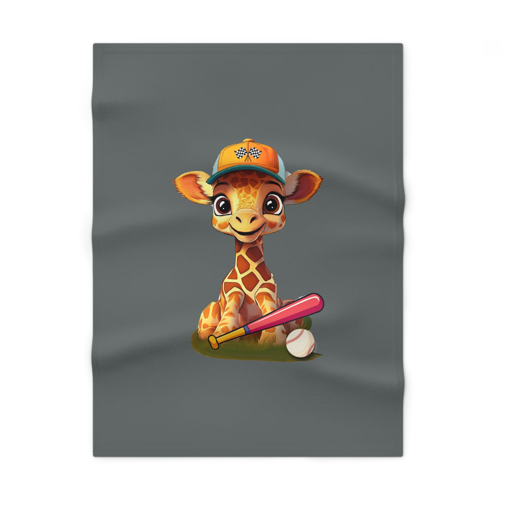 Baby Giraffe Fleece Baby Blanket