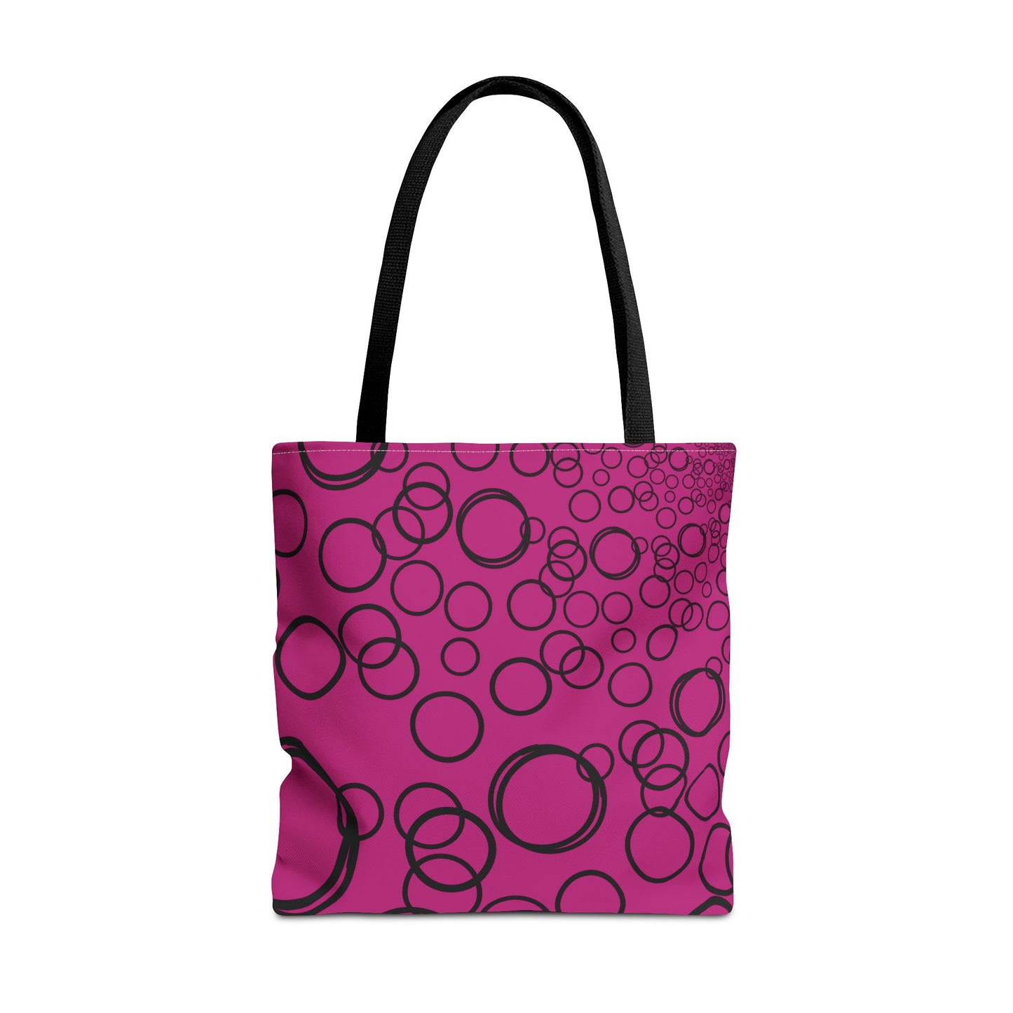Chromatic Circles – Fuchsia Tote