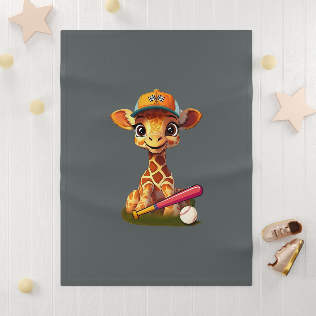 Baby Giraffe Fleece Baby Blanket