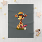Baby Giraffe Fleece Baby Blanket