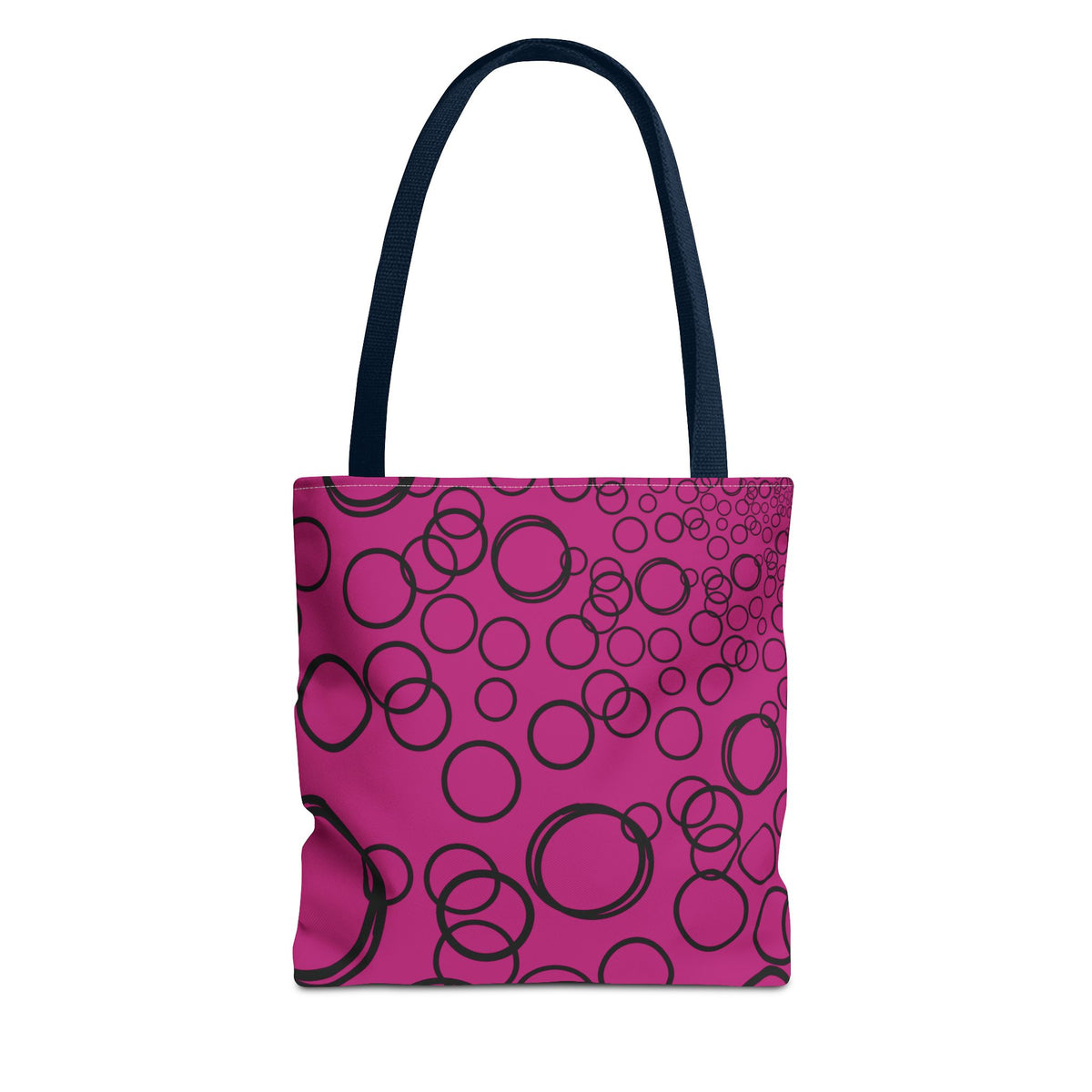 Chromatic Circles – Fuchsia Tote
