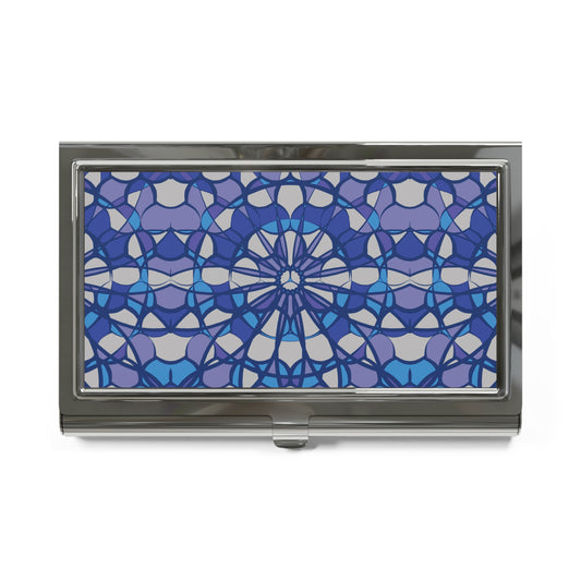 Cobalt Mosaic Card Holder