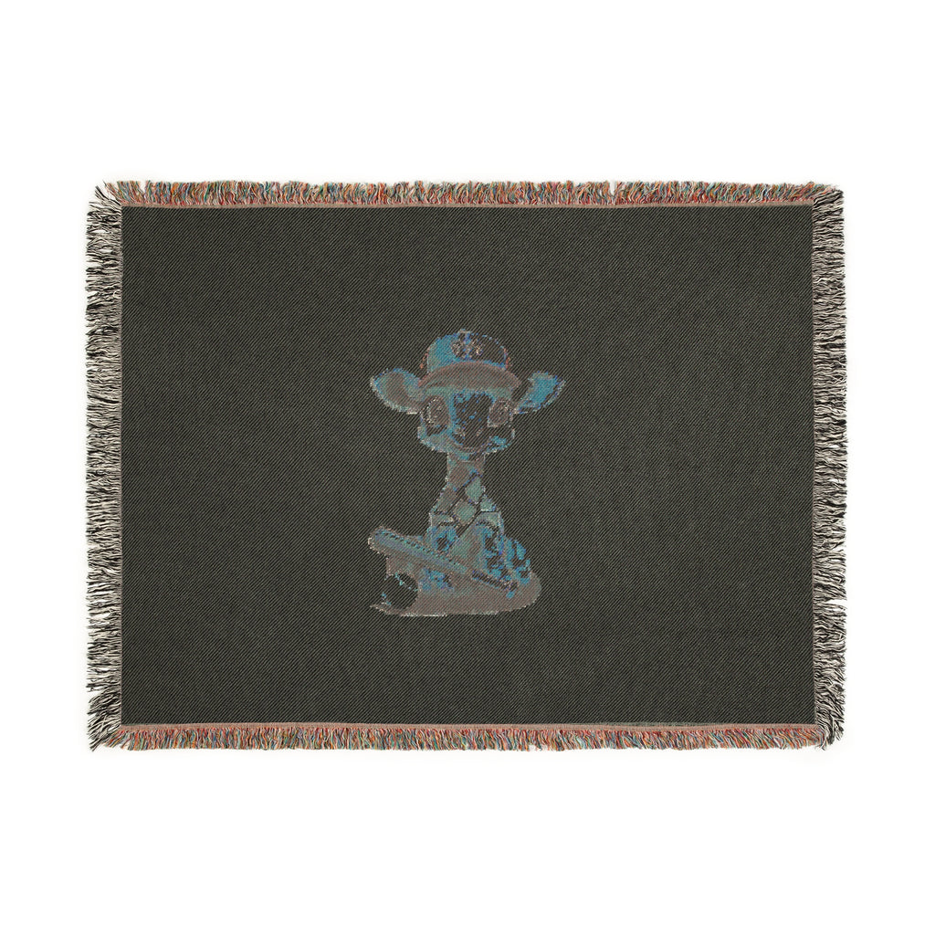 Baby Giraffe Woven Blanket - Cream