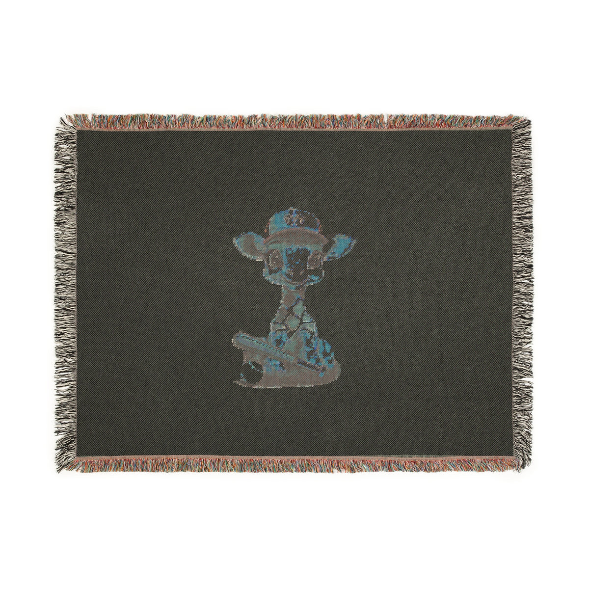 Baby Giraffe Woven Blanket - Cream