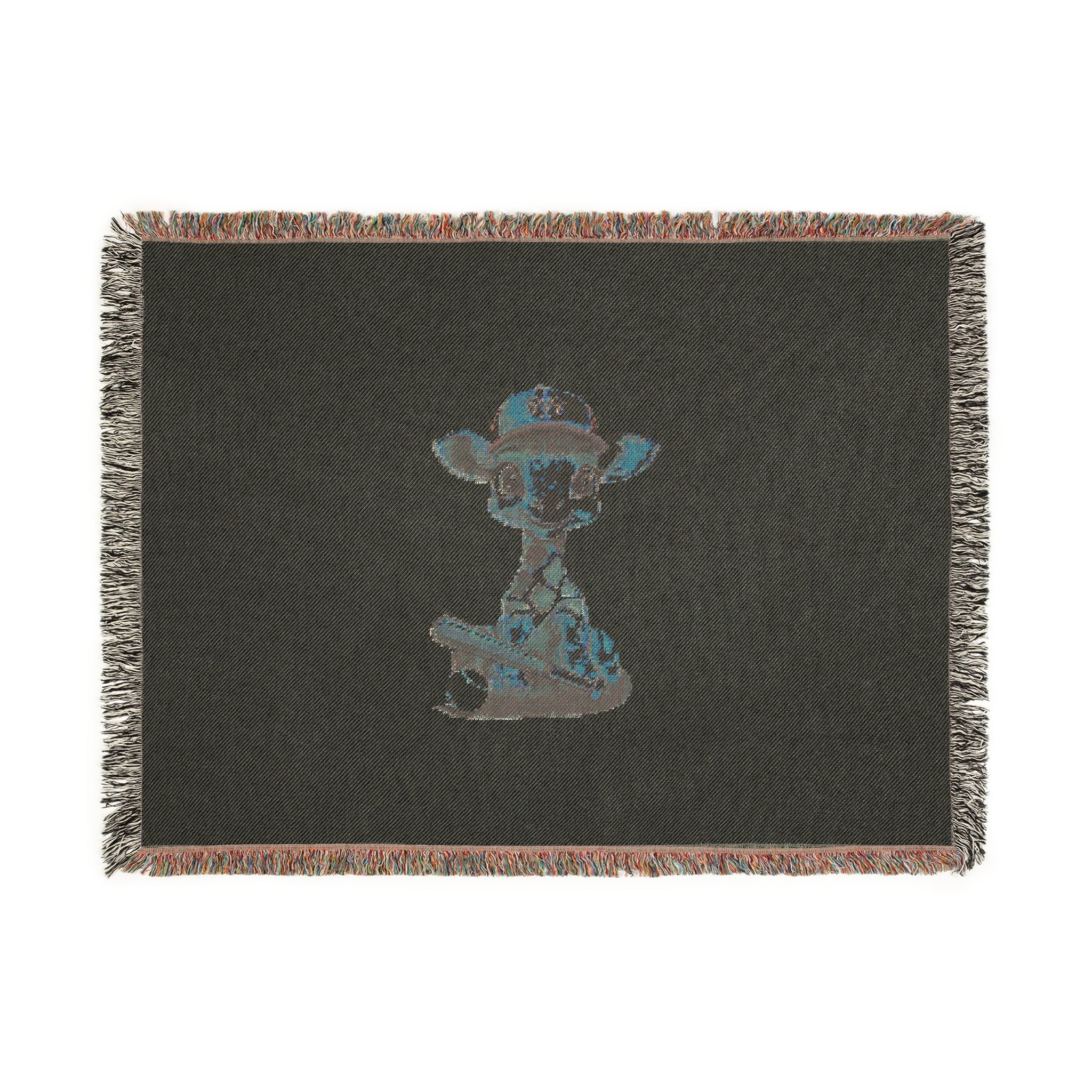 Baby Giraffe Woven Blanket - Cream