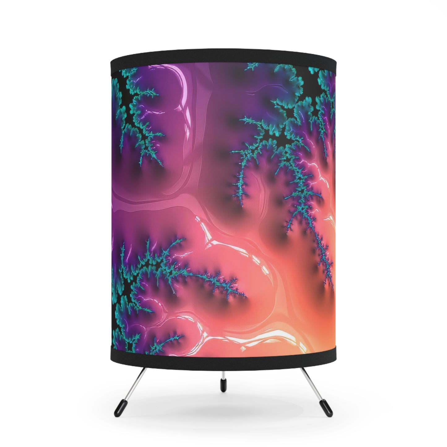 Fractal Ember Tripod Lamp