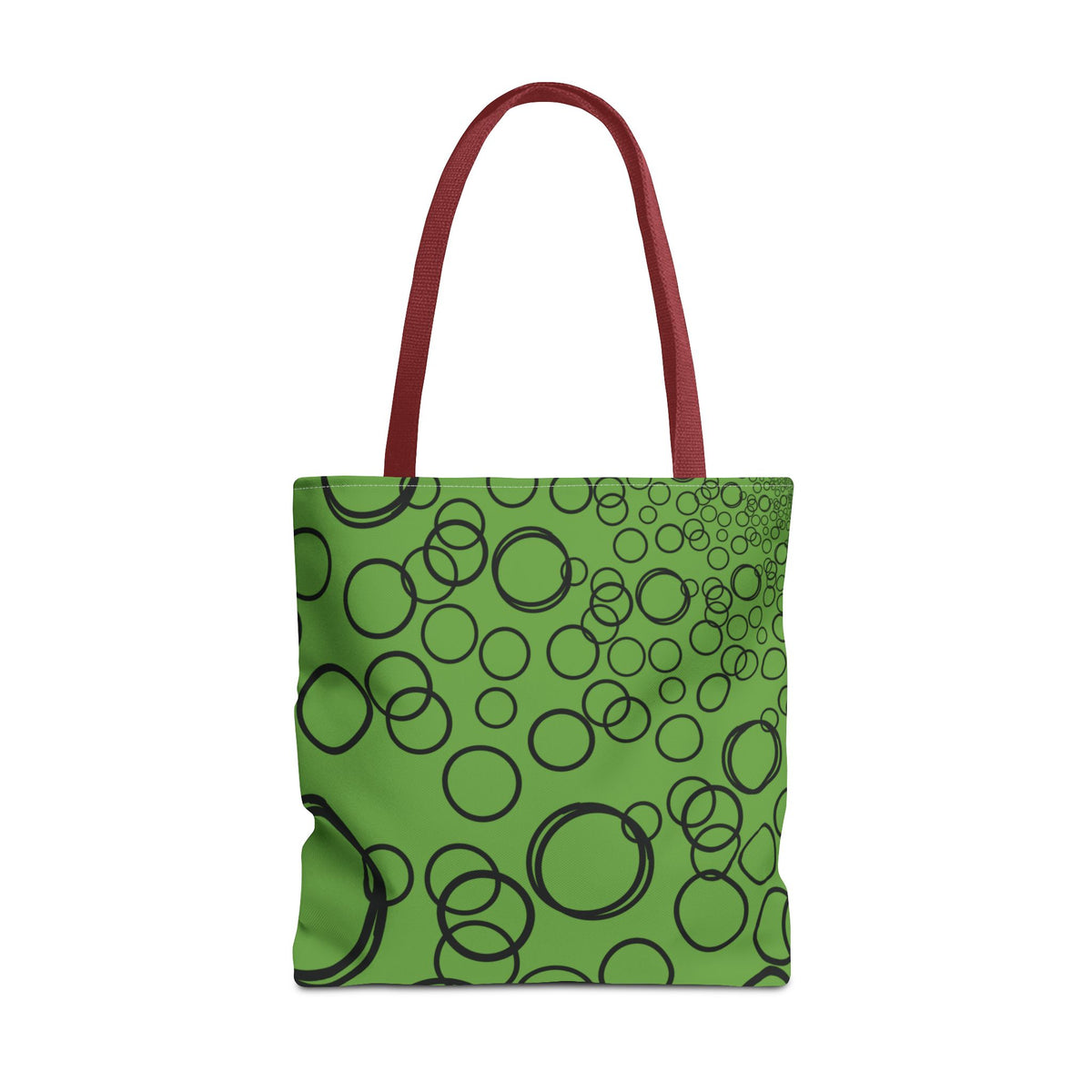 Chromatic Circles – Green Tote