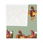 Giraffe Camp Swaddle Blanket