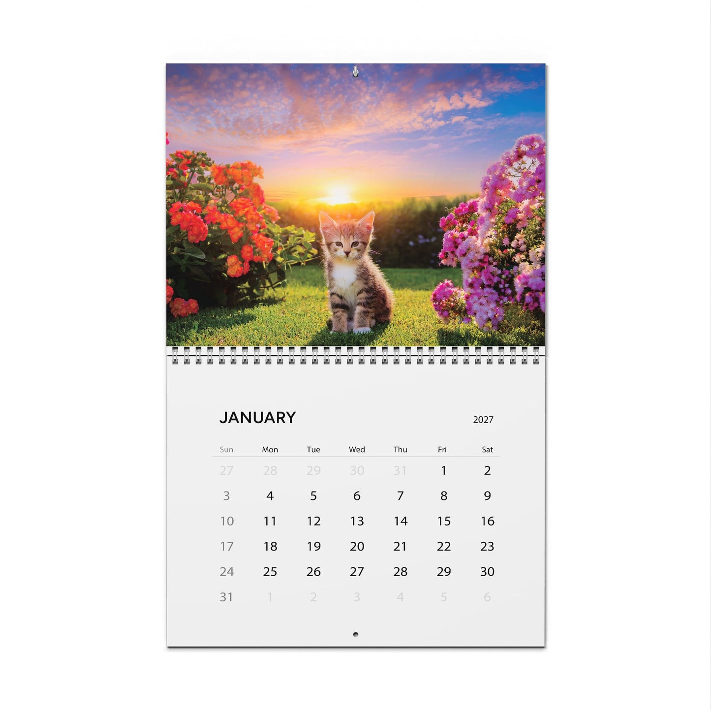 Kittens in Bloom — A Garden Year 2027 Calendar