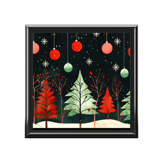 Modern Christmas Keepsake Box