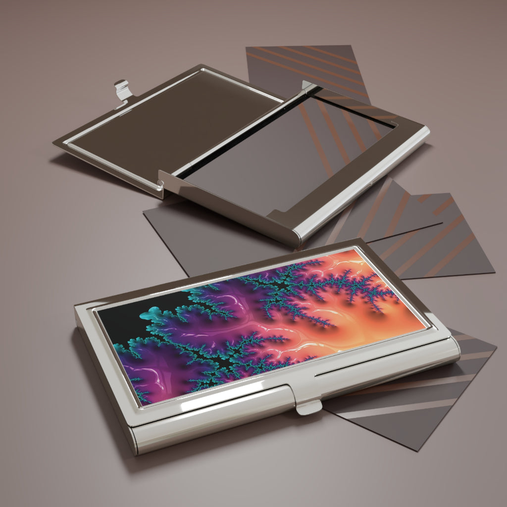 Fractal Marsh Card Holder
