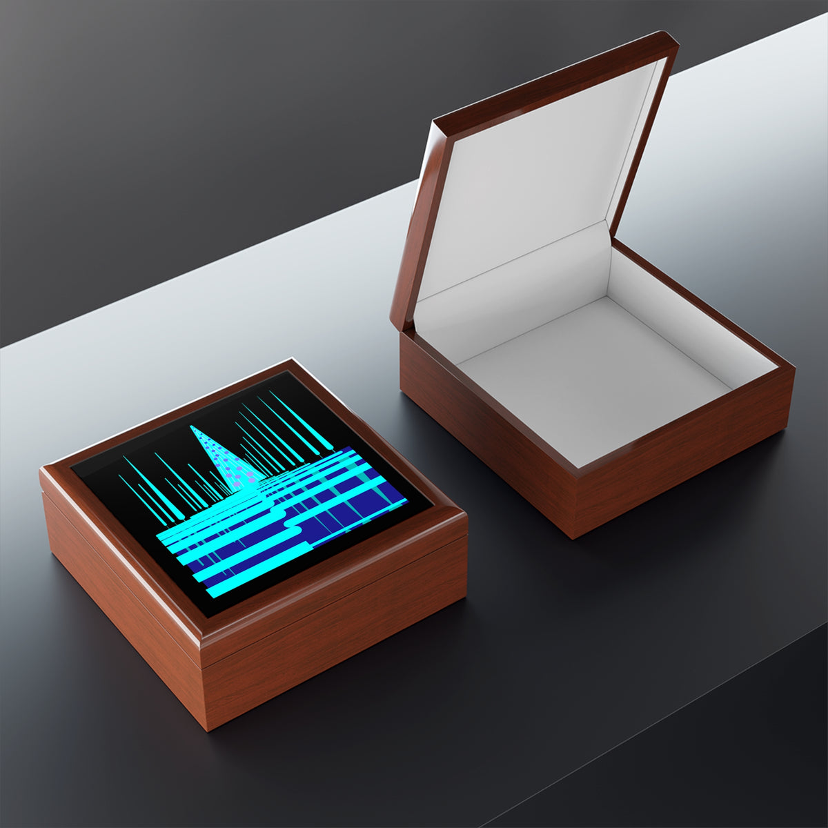 Neon Noel Jewelry & Keepsake Box