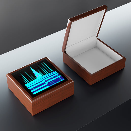 Neon Noel Jewelry & Keepsake Box