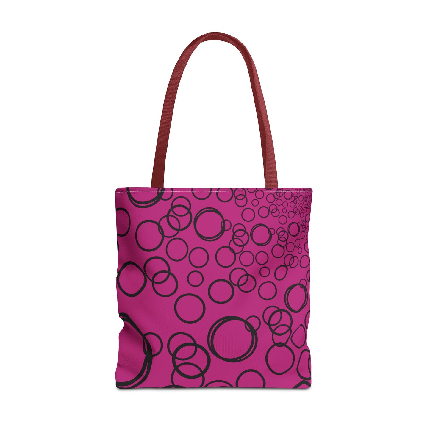 Chromatic Circles – Fuchsia Tote