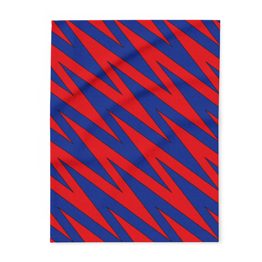 Crimson Bolt Fleece Blanket