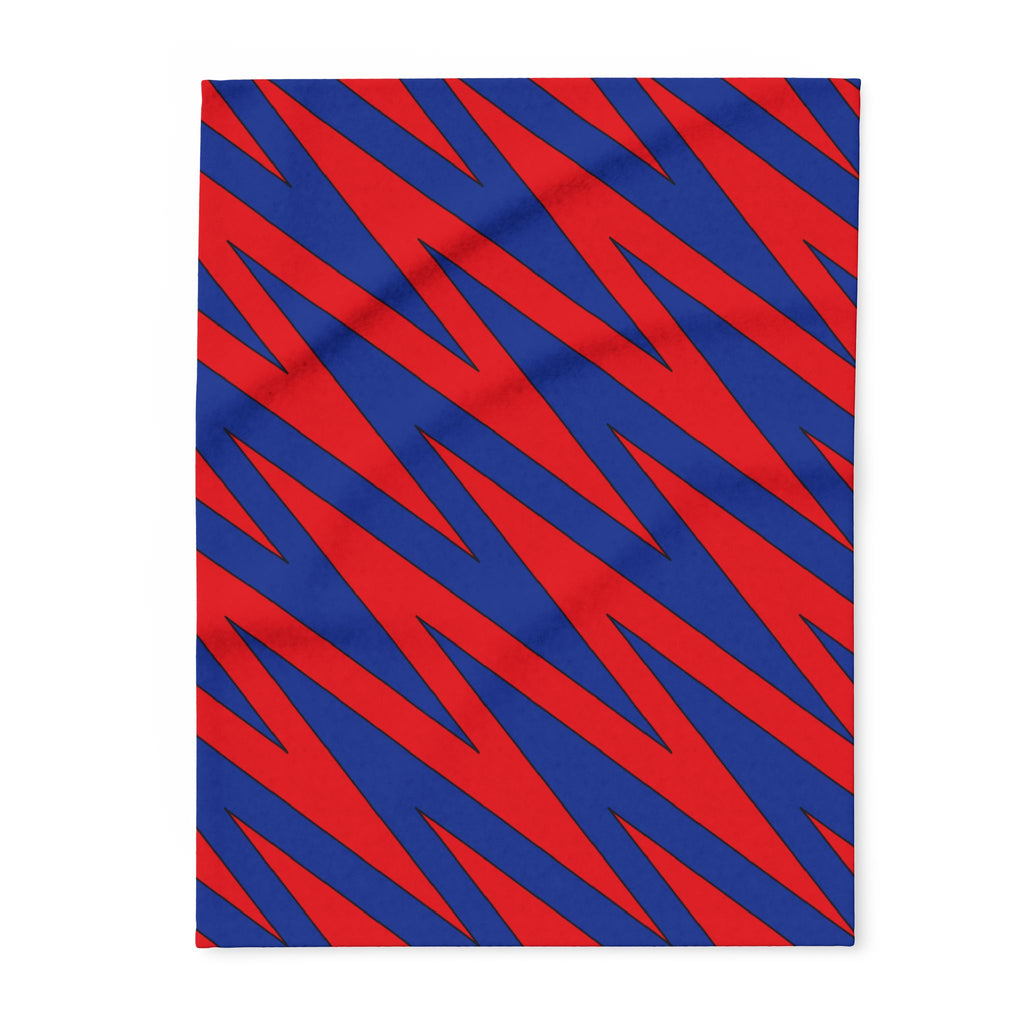 Crimson Bolt Fleece Blanket