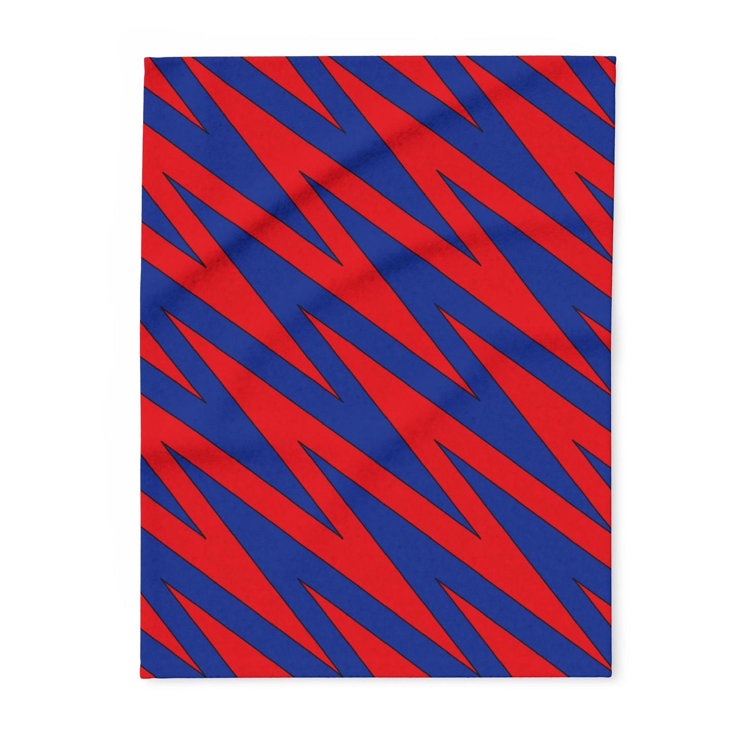Crimson Bolt Fleece Blanket