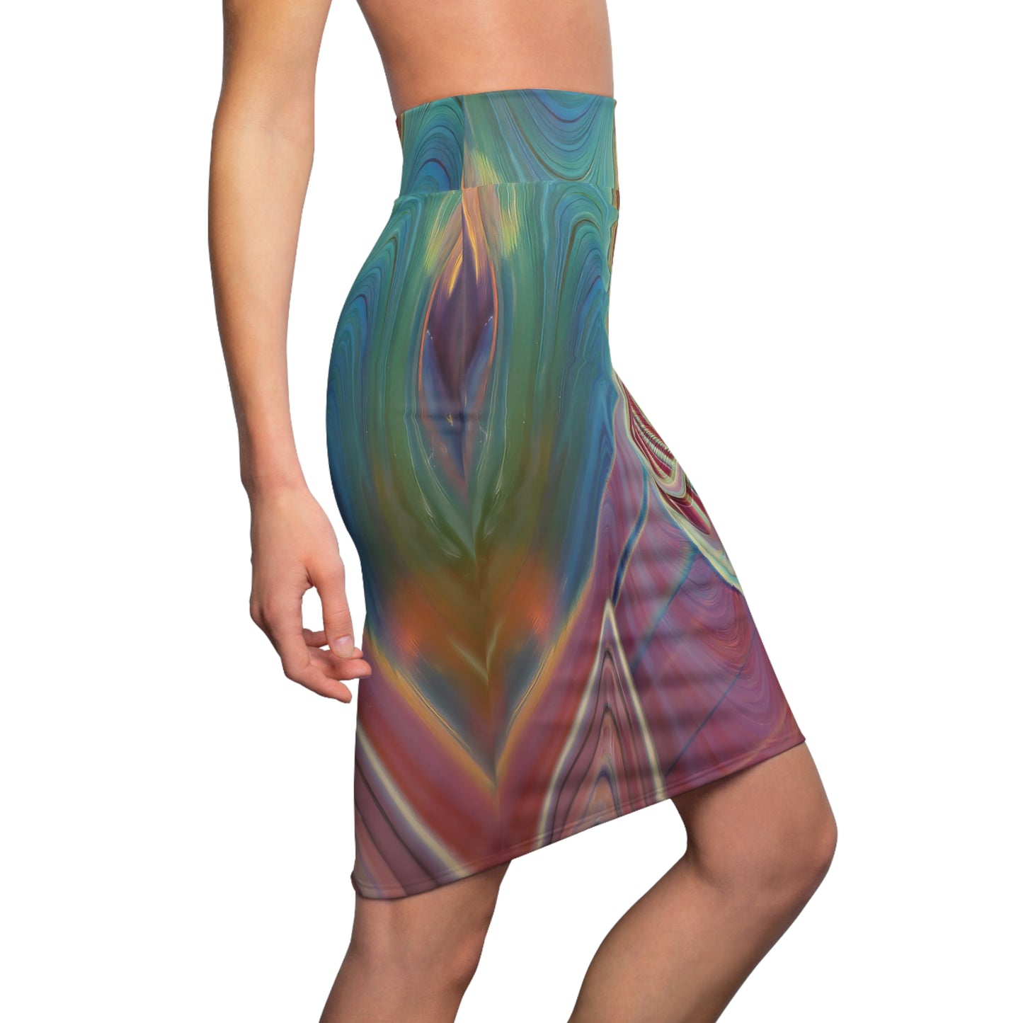 Ribbon Reverie Pencil Skirt