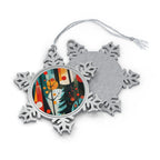 Modern Christmas - Pewter Snowflake