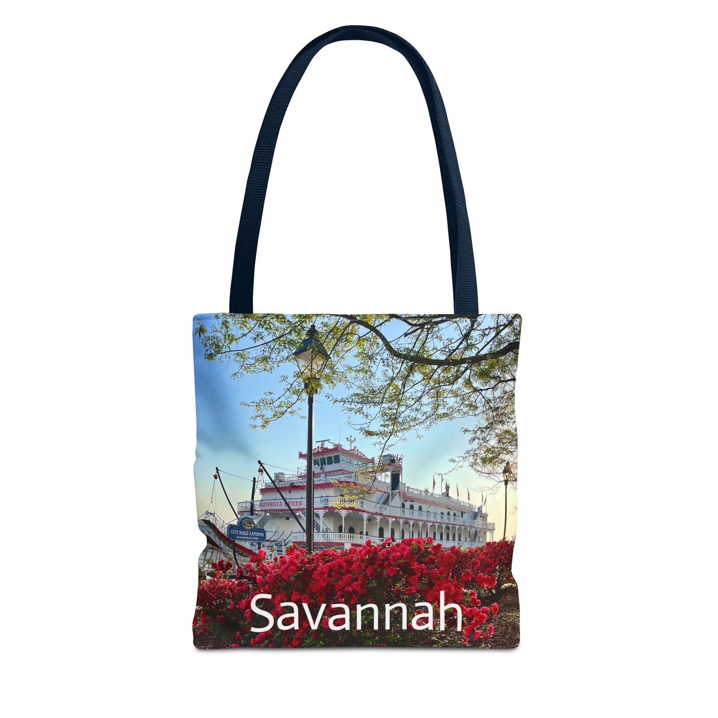 Riverboat & Blooms - Savannah Tote Bag