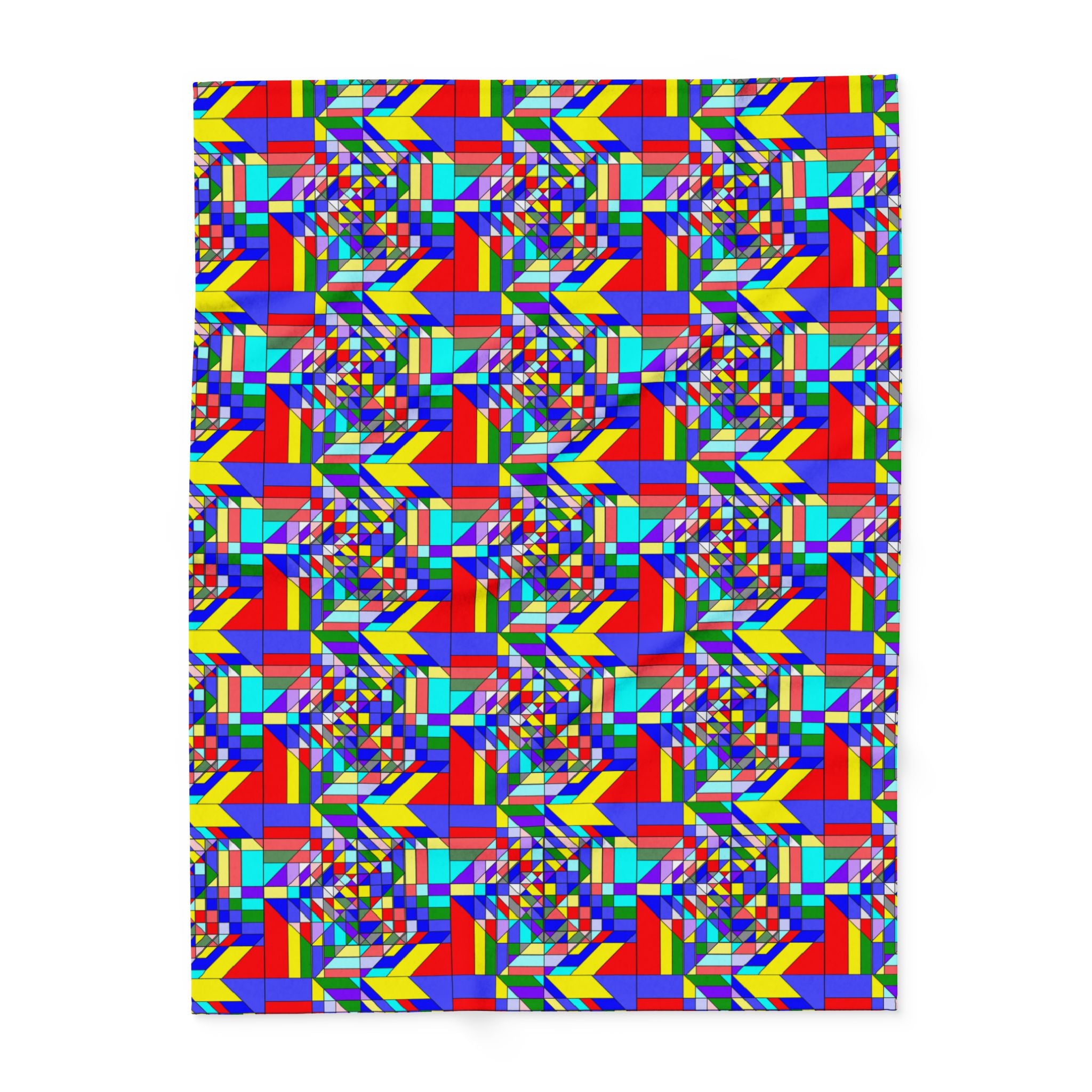 Kaleidoscope Fleece Blanket