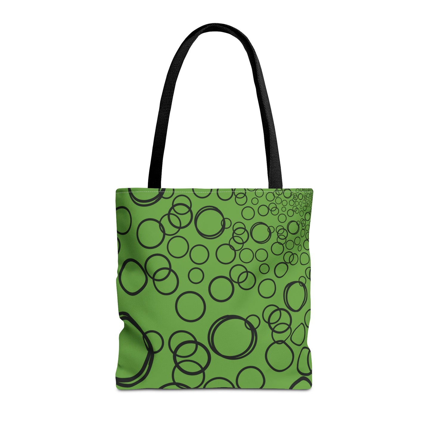 Chromatic Circles – Green Tote