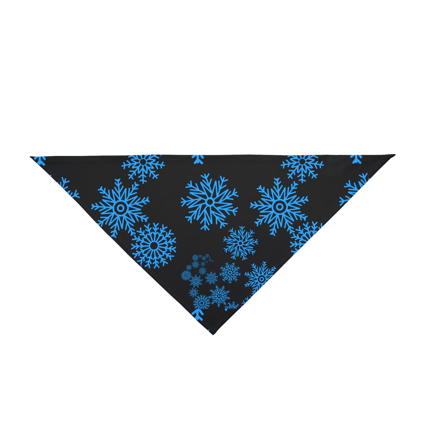Snowfall in Bloom - Black Bandana