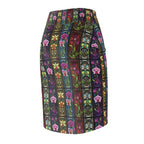 Orchid Garden Pencil Skirt