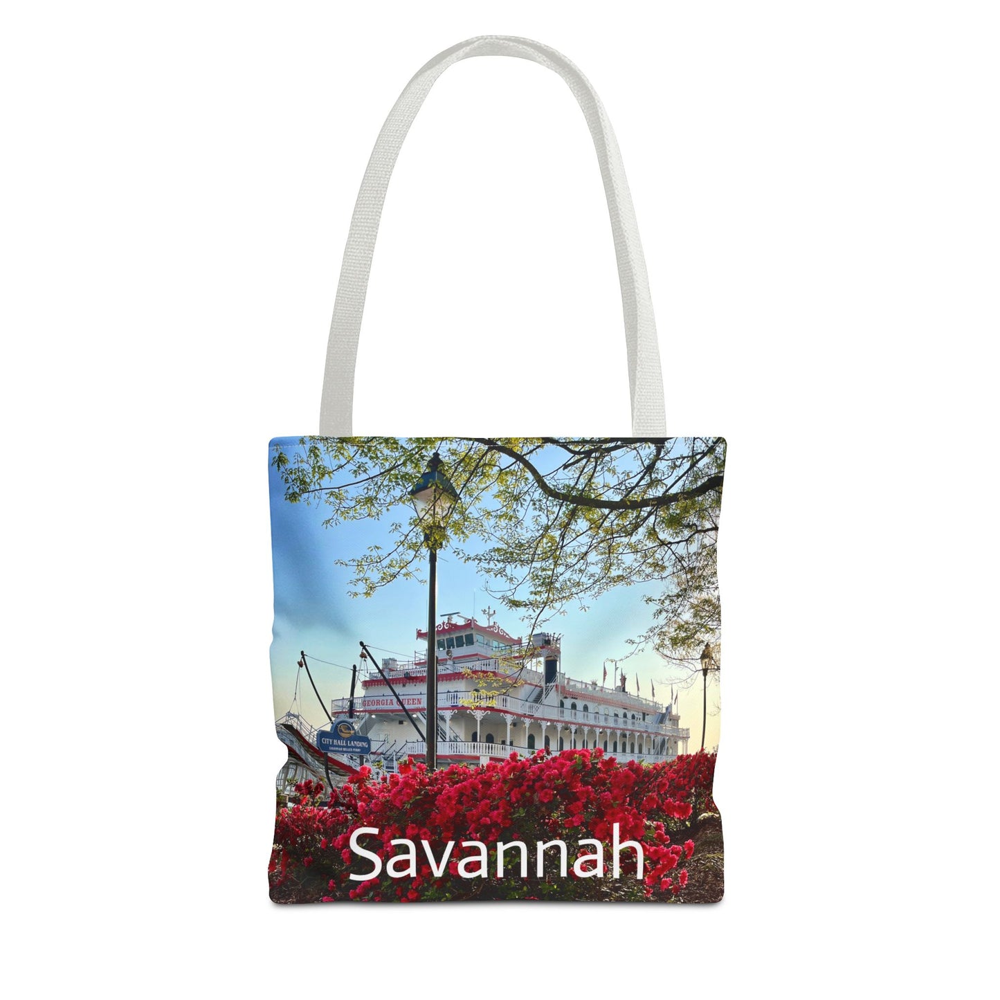 Riverboat & Blooms - Savannah Tote Bag