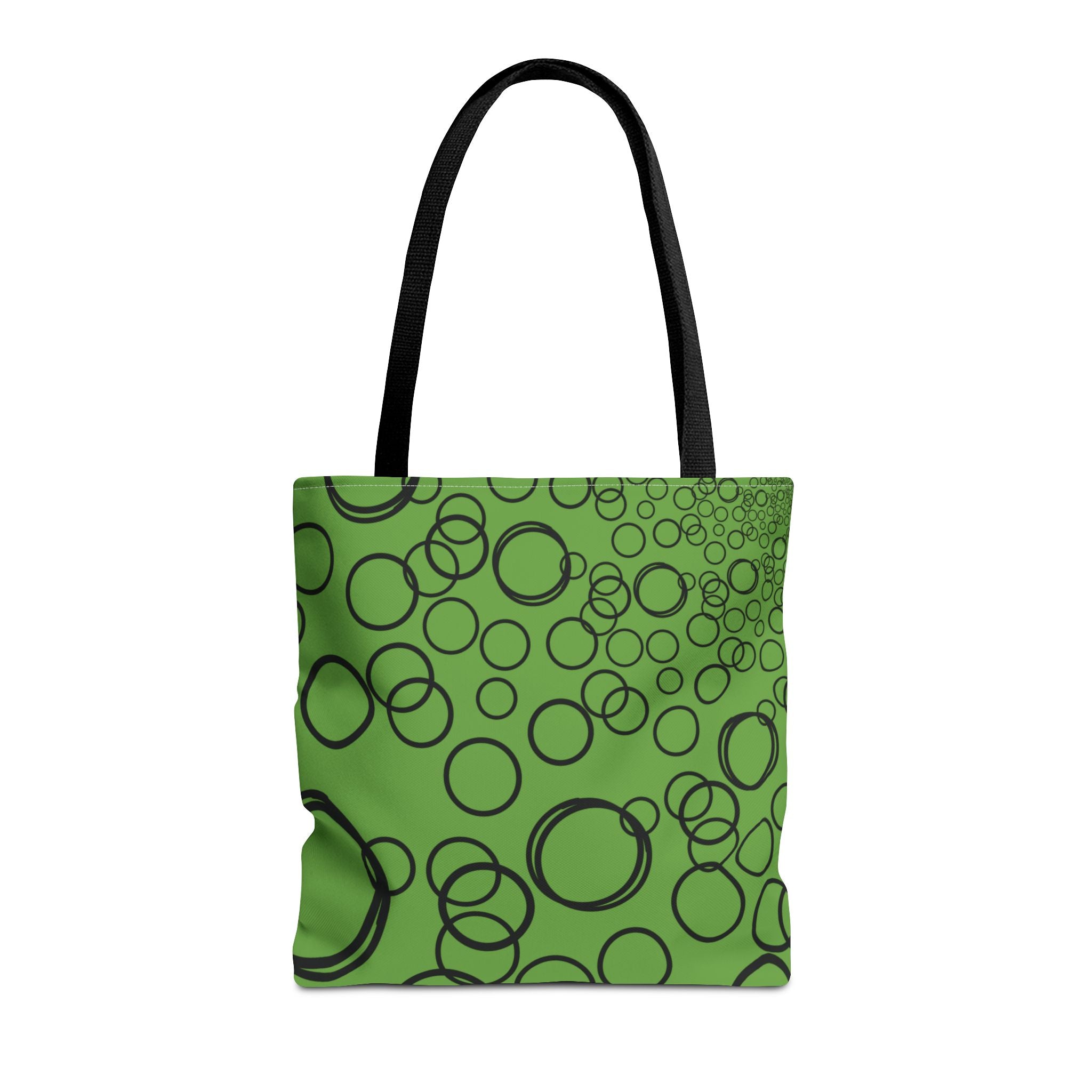 Bubbles on Green Tote