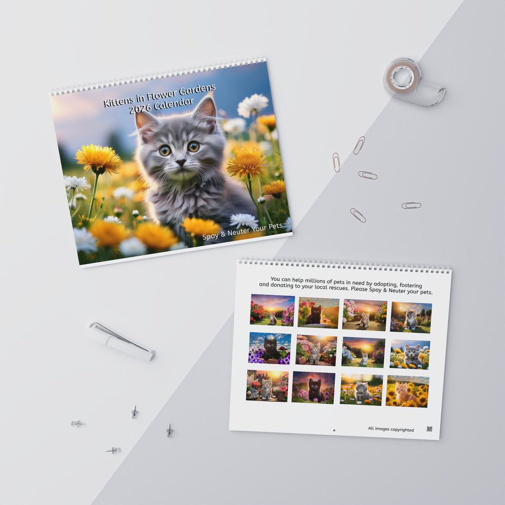 Kittens Blooming Calendar