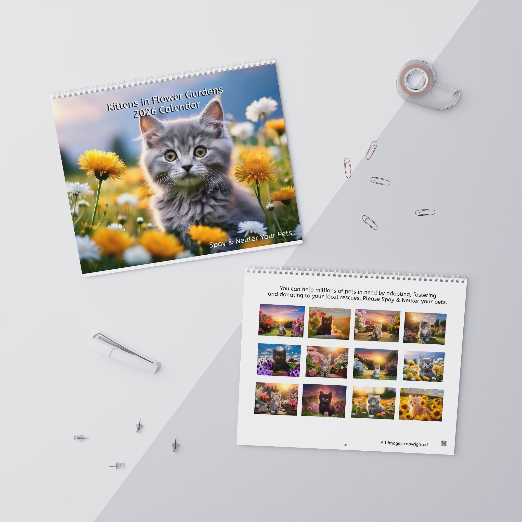 Kittens Blooming Calendar