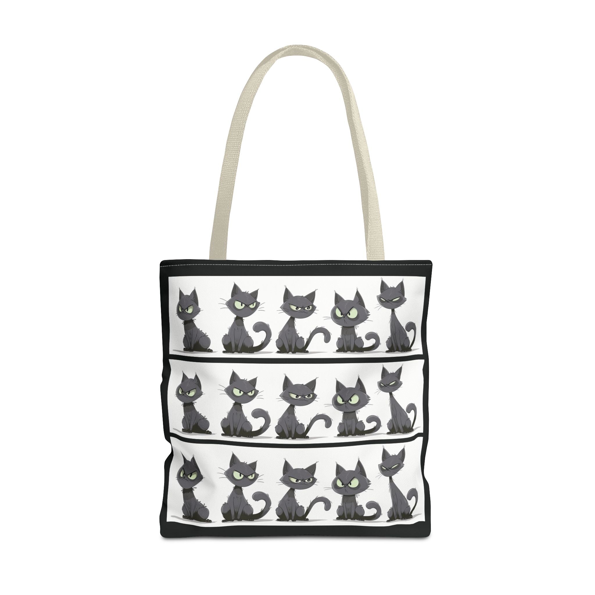 Gray Cat Mosaic Tote