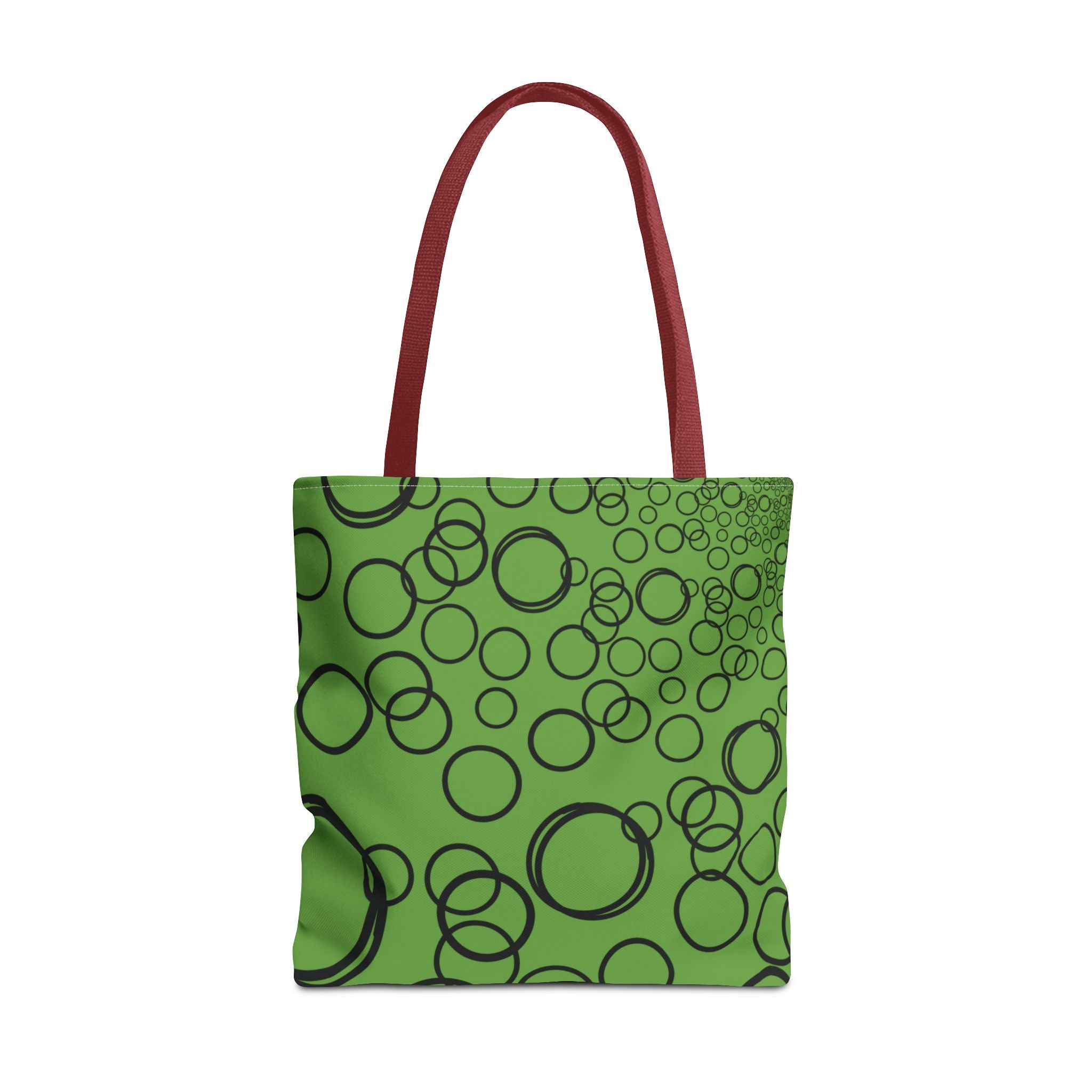 Bubbles on Green Tote
