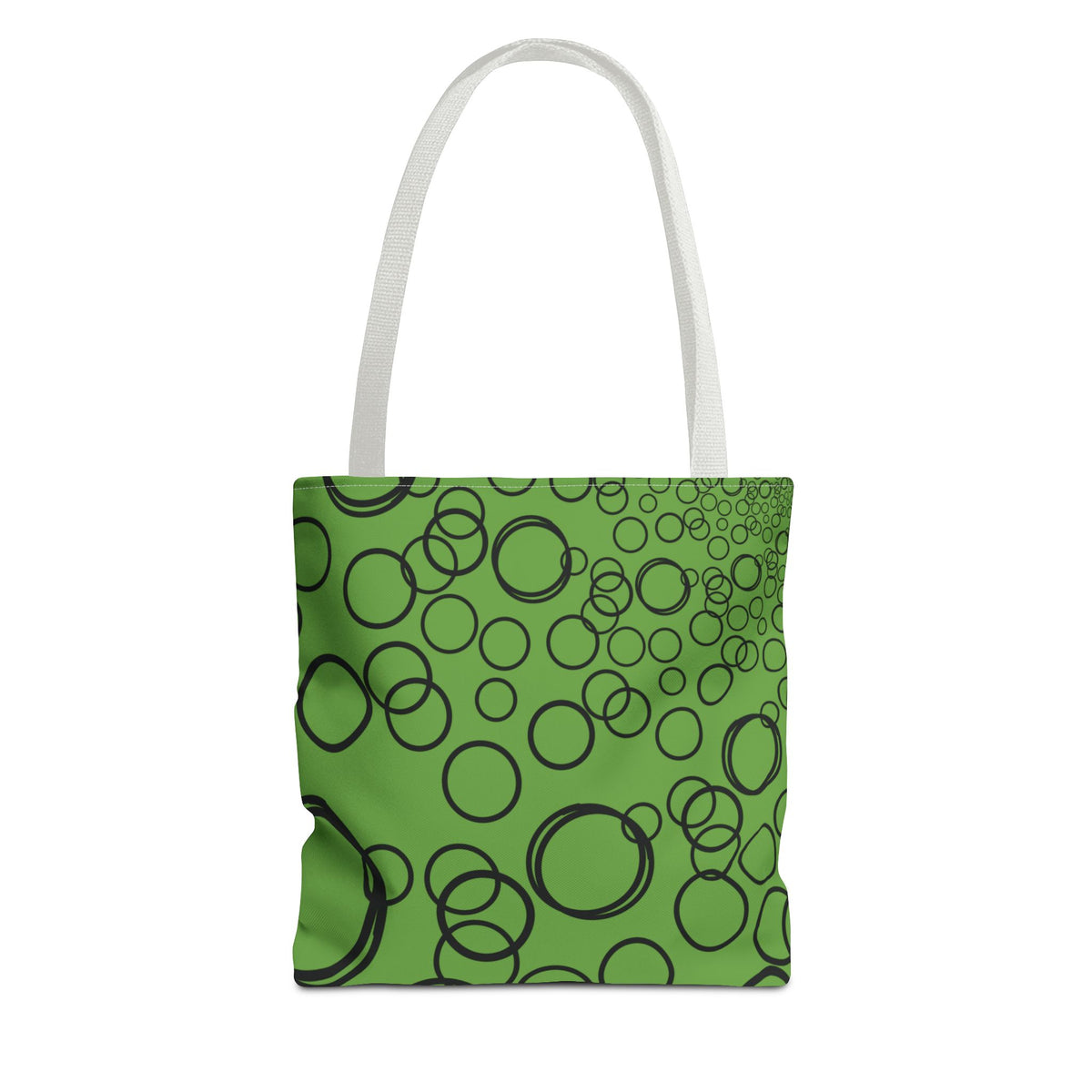 Chromatic Circles – Green Tote